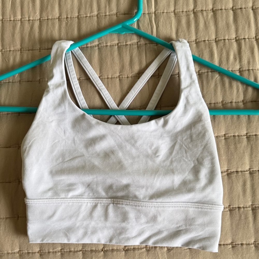 Lululemon Athletica White Sports Bra